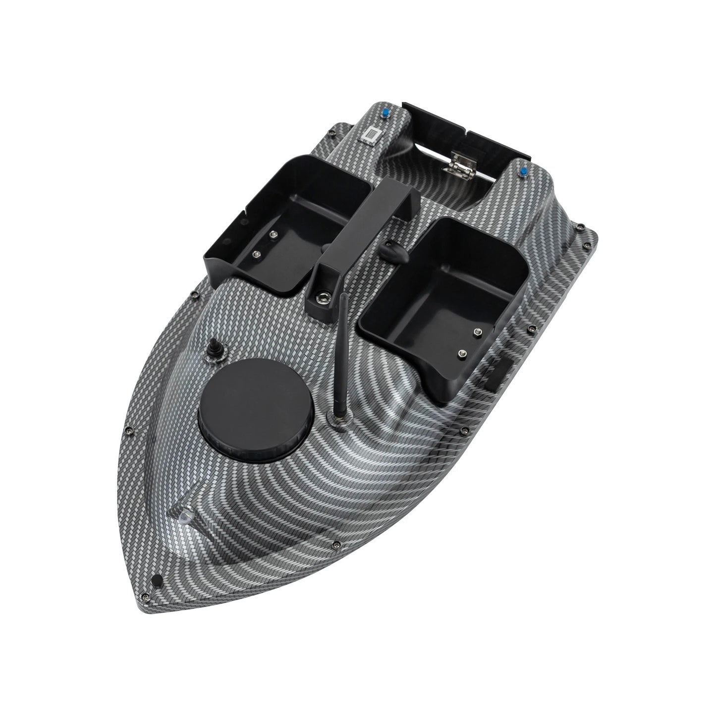 Rechargeable GPS Fishing Bait Boat with 2 Batteries 16 Positioning Points 2kg Load Bait Boat