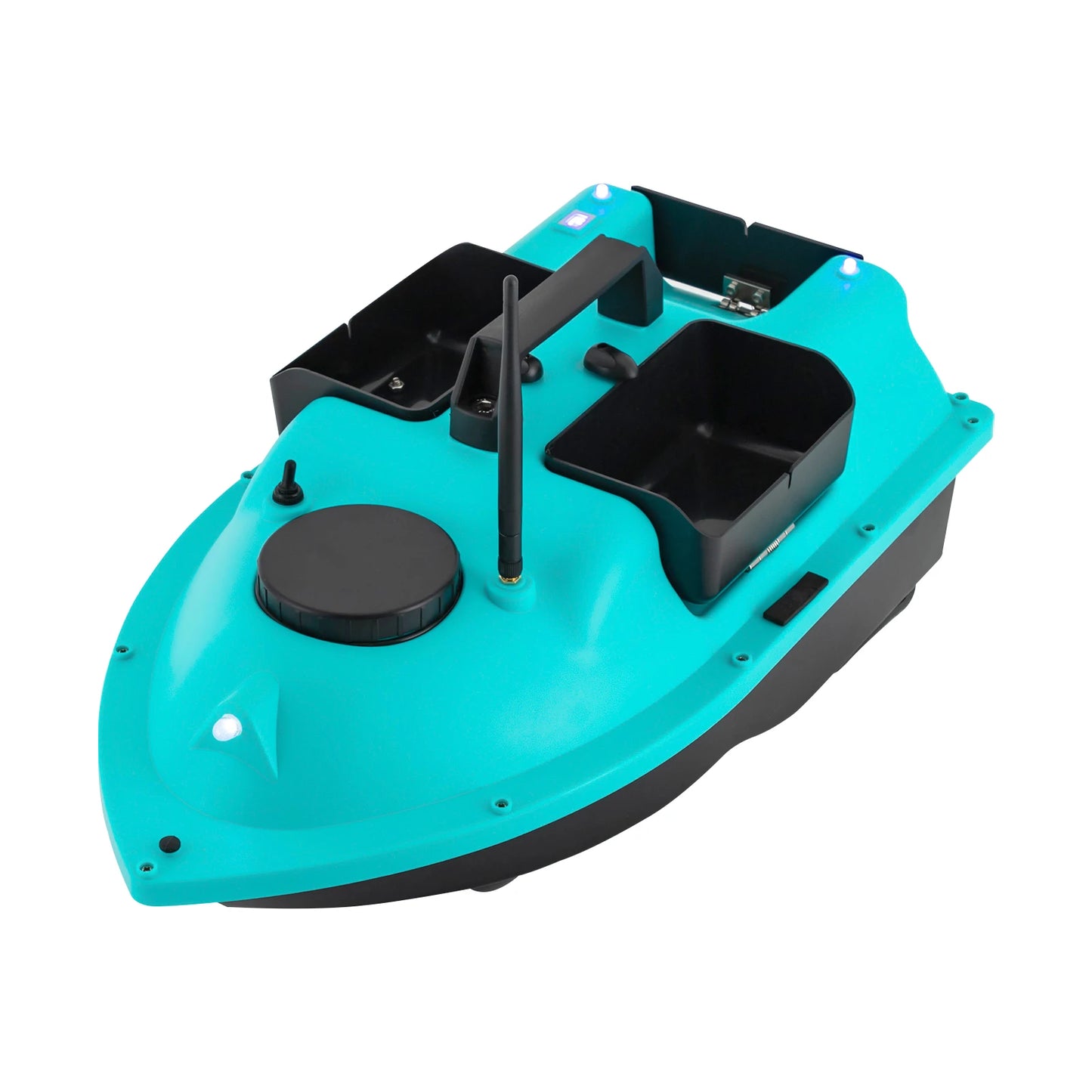 Rechargeable GPS Fishing Bait Boat with 2 Batteries 16 Positioning Points 2kg Load Bait Boat