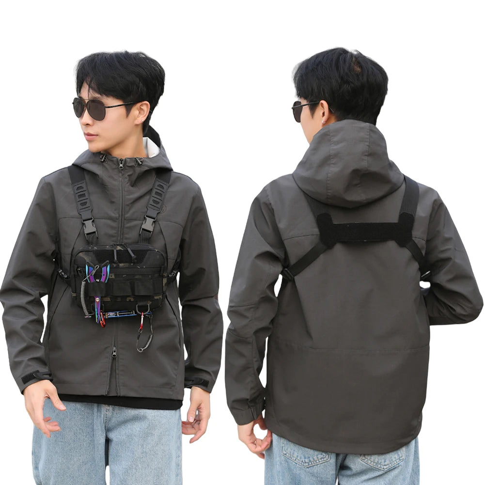 Fishing Tackle Bags Waist Fanny Pack Fishing Lures Line Box Utility Storage Accessories Outdoor Camping Shoulder Crossbody Bag