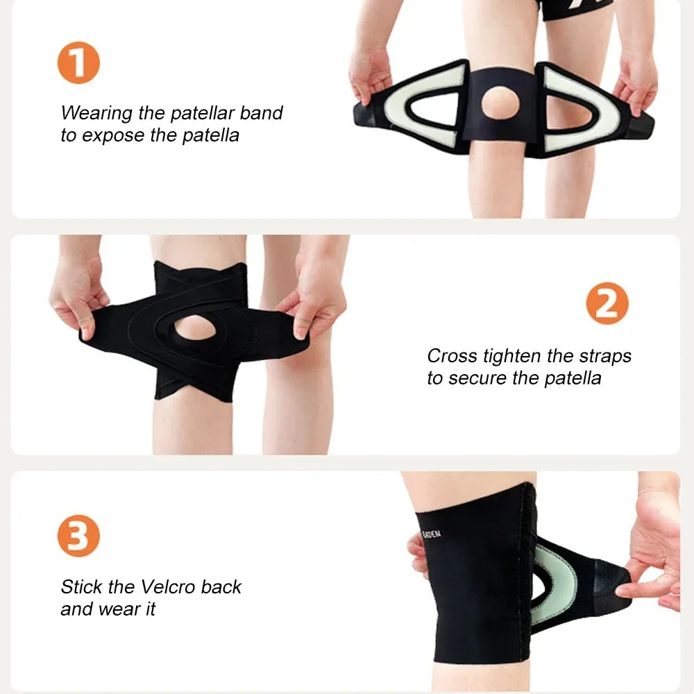 1Pcs Knee Brace with Side Stabilizers, Knee Support for Meniscus Tear Knee Pain ACL MCL Arthritis Injury Recovery Men & Women